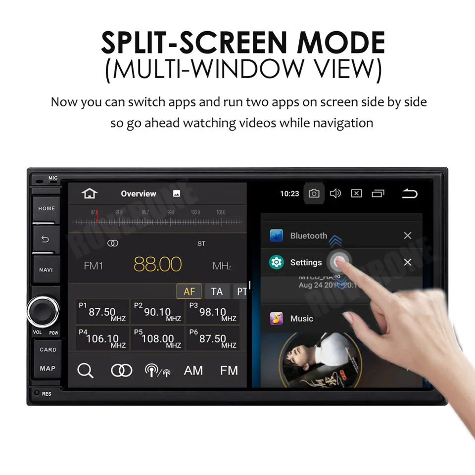Clearance Octa Core Android 9.0 Car Multimedia Player For Kia Rio K2 2017 2018 Touch Screen Autoradio Bluetooth Radio Stereo Navigation 19