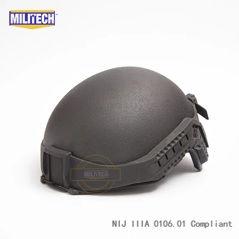 MILITECH пуленепробиваемый козырек для высокого среза шлем-пуля защищенная баллистическая маска для быстрой воздушной рамы CVC шлем NIJ IIIA 3A Номинальный козырек