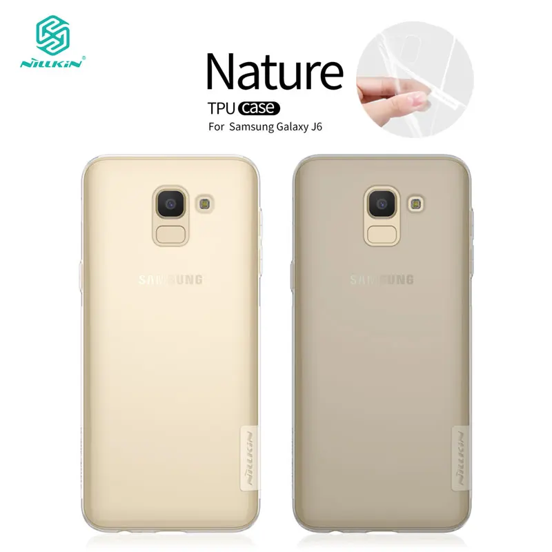 

sFor Samsung J6 2018 Case Nillkin Nature Series Clear Soft TPU Cover Case for Samsung Galaxy J6 J600F J600 SM-J600F On6