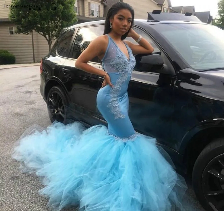 girls blue prom dresses