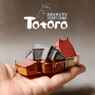 Японское аниме оригинальная кавайная экшн фигурка домика тоторо модель
