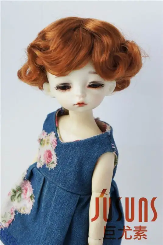 JD369 1/6 YOSD парики для шарнирных кукол модный кудрявый парик 6-7 дюймов BJD синтетический, мохеровый, для куклы парики аксессуары для кукол