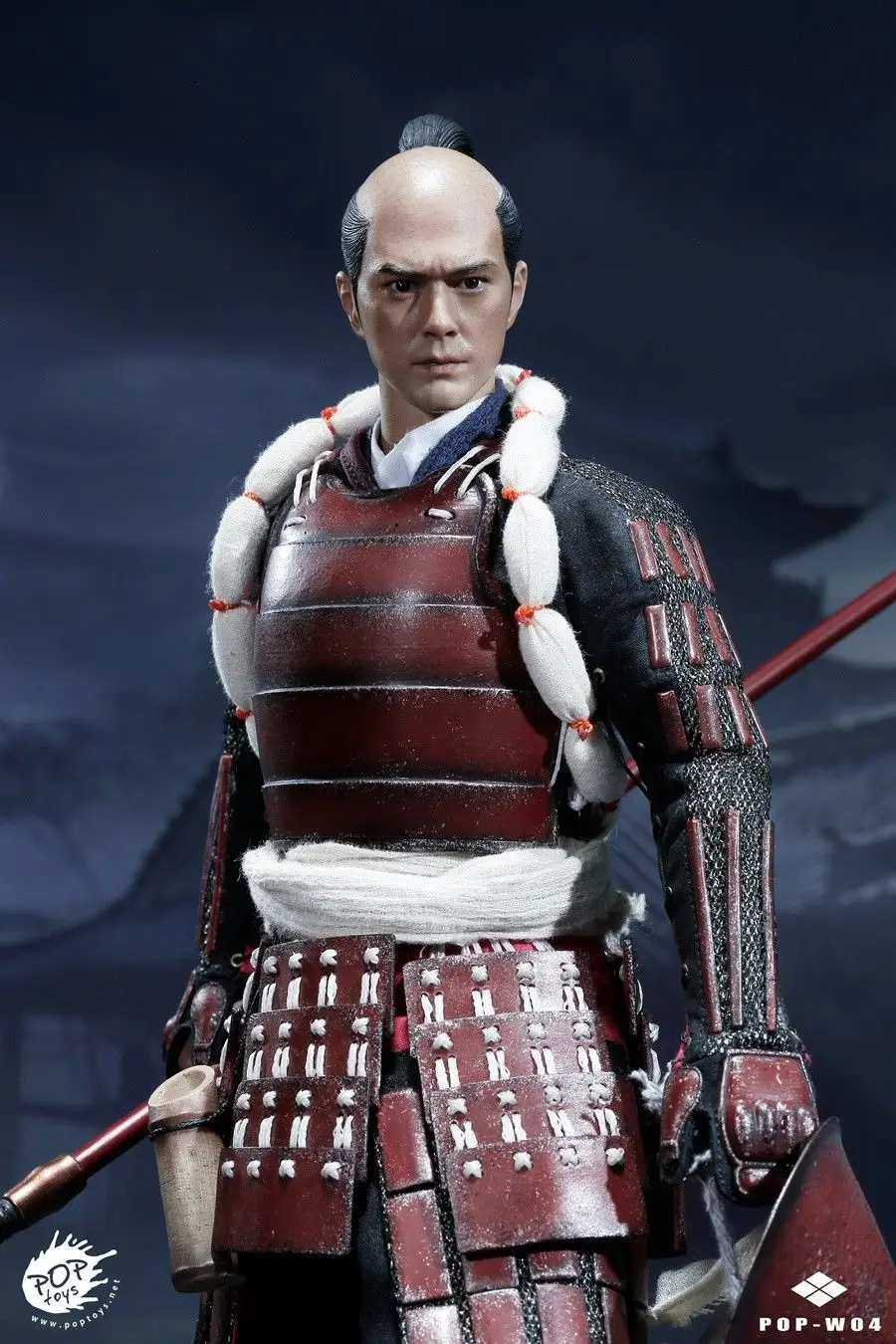 POPTOYS 1/6 шкала доспехи Ashigaru-Spear Deluxe Ver POP-W04B