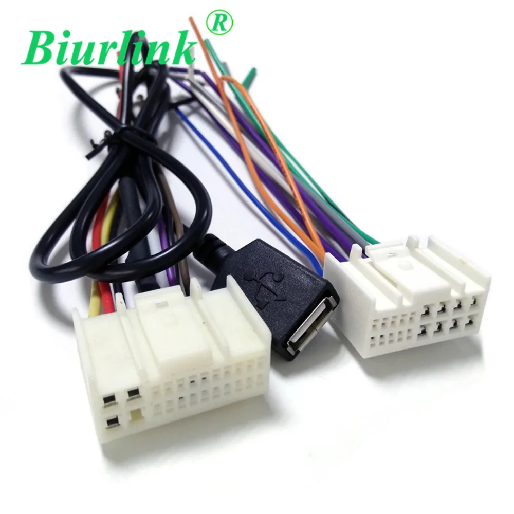 Кабель переходник Biurlink для Hyundai Kia K2 K5 IX35 IX45|cd changer usb|usb cd changeraudio |