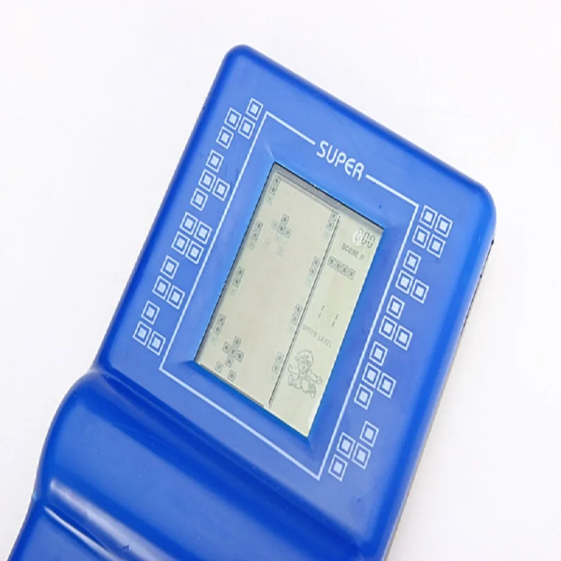 Classic Game Hand Held LCD Electronic Games Toy Nostalgic Radom Color Plastic Toys For Children Kids  Intelligent Game machine