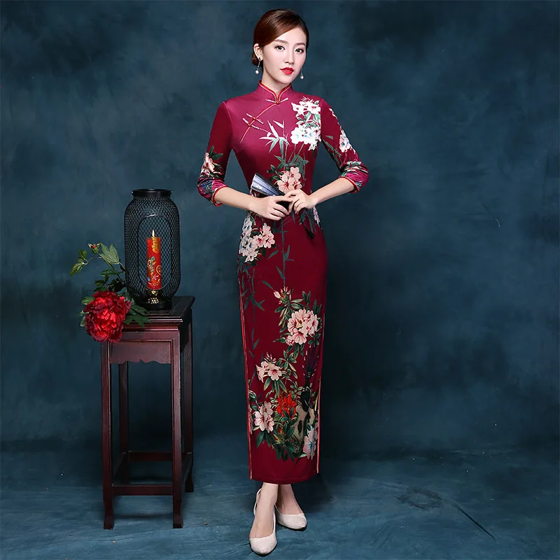 red qipao