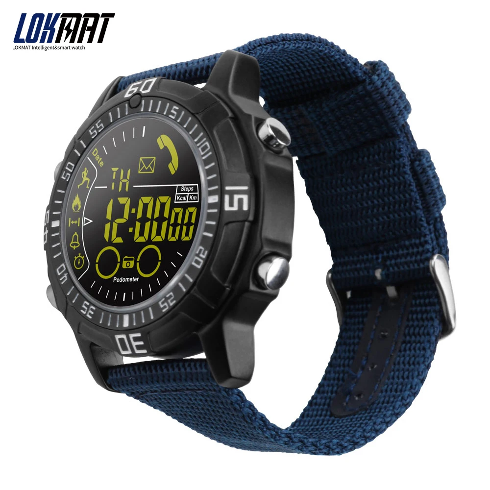 

LOKMAT Smart Watch Men Outdoor Sport Watches Pedometer Smartwatch Bluetooth Smart Electronics For Ios Android Phone
