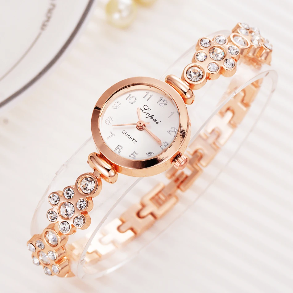 

Lvpai Bracelet Watch For Women Ladies Fashion Quartz-watch Female Imitation Diamond Wristwatch Watches For Women Female Watch