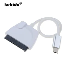 Kebidu 22pin 10 Гбит/с USB 3,1 для SATA III HDD SSD адаптер кабель для 2,5 дюйма SATA Drive Поддержка USAP 7+ 15 Pin