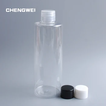 

CHENGWEI Empty Packing Cosmetic Container 300ml 5 Pcs/Lot High Transparent PET Plastic Bottle Seal Liquid Bottle