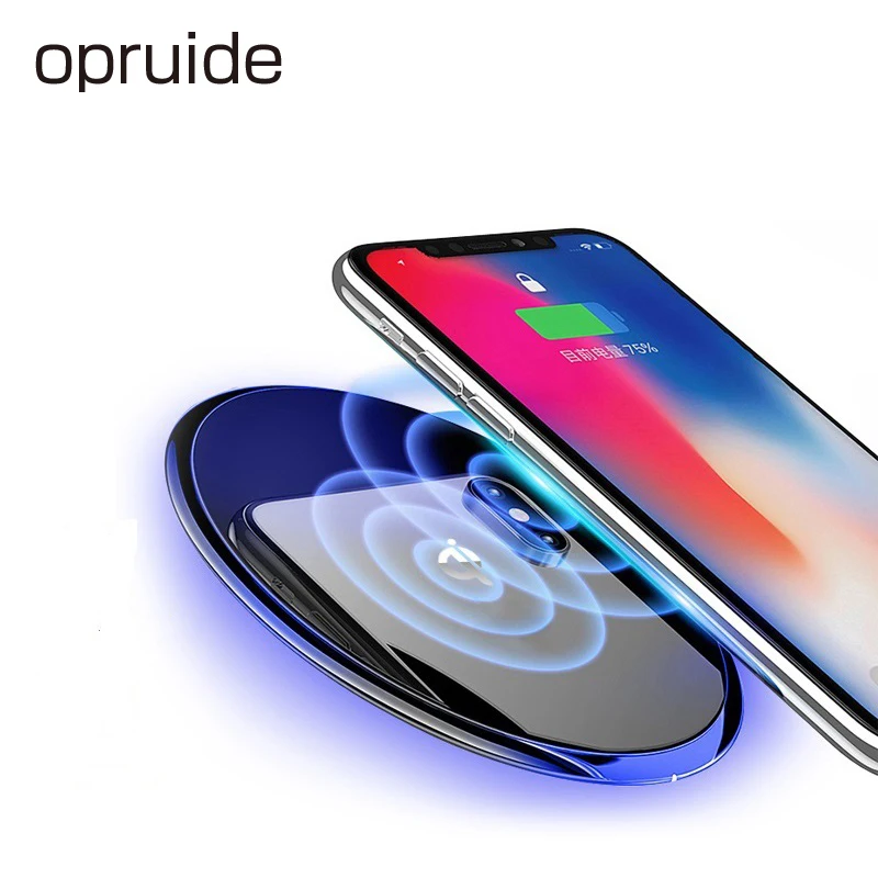 

Opruide 10W Fast Wireless Charger For Samsung Galaxy S8 S9 S7 Edge Qi USB Wireless Charging Pad For iPhone X8 XS Dock Station