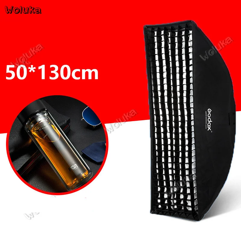 

Godox FW50*130cm Softbox rectangular studio lamp photographic lamp Studio soft Hood Bowen Mouth CD50 T03