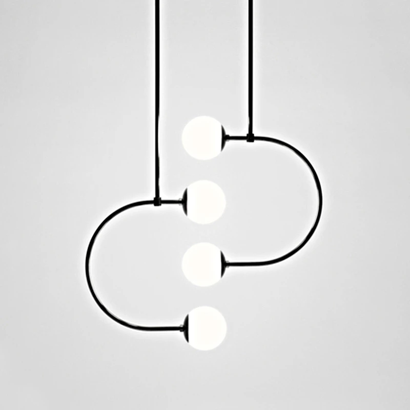  Post Modern Chandelier Lighting LED Designer Droplight Nordic Lustre Globle Hanglamp Living Room Be - 32951987393