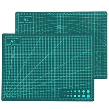 Коврик для резки A4 30*22*0,3 см ПВХ 3-х слойные долговечный режущий диск двусторонний Коврик для резки