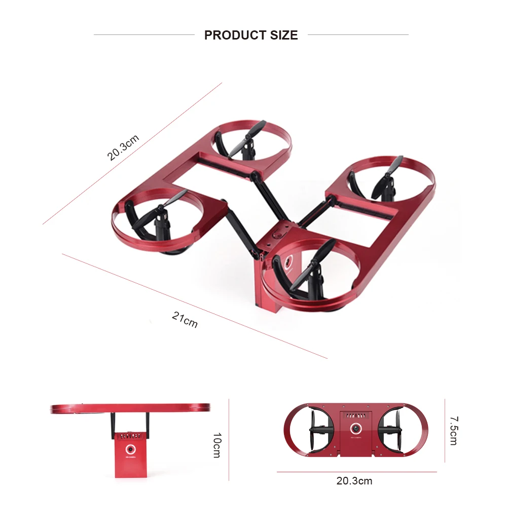 Мини селфи Дрон TY6 складной вертолет Карманный высота 2,4 г 4CH RC Wi Fi FPV системы 720P Квадрокоптер с ДУ с HD-камерой 3D переворачивает рулонов