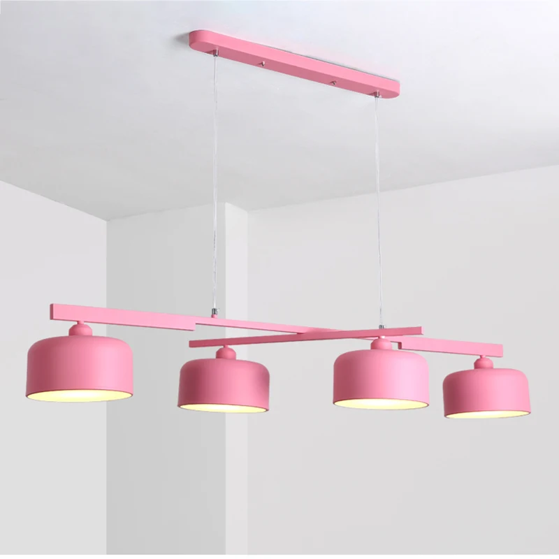 

Simple LED Pendant Light Rotatable Home Macarons post modern Dining caft Restaurant hanging Light Nordic E27 lighting fixture