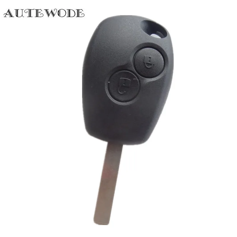 AUTEWODE New Replacement Shell Remote Key Case Fob 2 Button for RENAULT Duster Modus Clio 3
