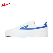 Воин прогулки парусиновая обувь Для мужчин Для женщин Классический Низкий Топ Скейтбординг обувь анти-скользкой резины Sneakser спортивная обувь WB-1K