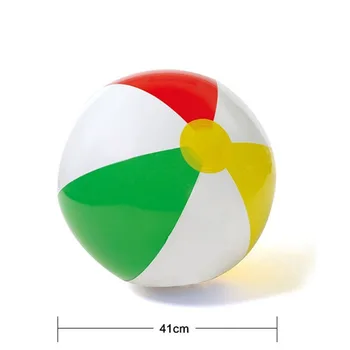 

Four-color beach ball inflatable children's toys inflatable beach balloon ball
