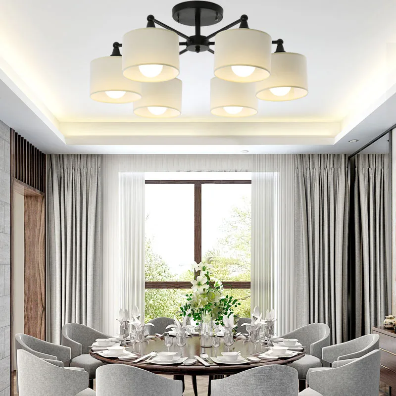 Современные светодиодные потолочные лампы для гостиной, светодиодные светильники для спальни, домашний потолочный светильник