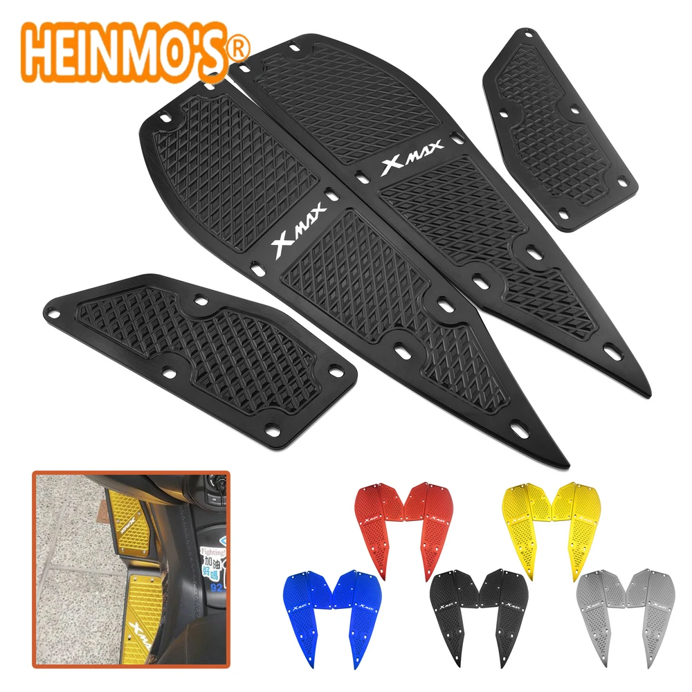 For yamaha xmax 300 1 Set 4 PCS Footrest Pedal Plates x max 300 Motorcycle Scooter Accessories xmax 300 For yamaha Foot Rest Pad For yamaha xmax 300 1 Set 4 PCS Footrest Pedal Plates x max 300 Motorcycle Scooter Accessories xmax 300 For yamaha Foot Rest Pad
