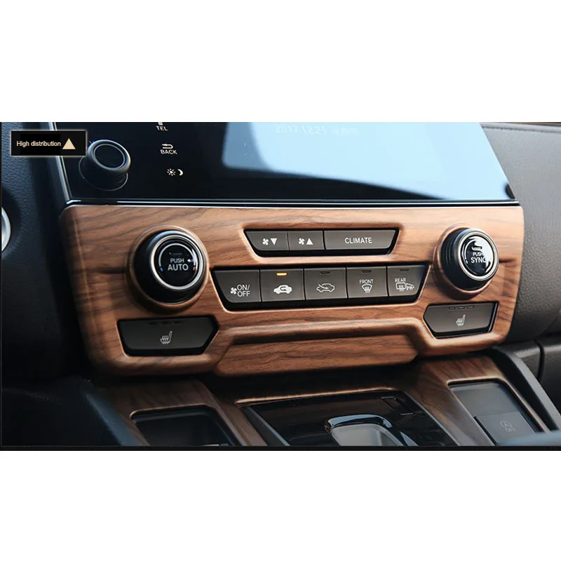 

Peach Wood Grain Center Console CD Panel Cover Compatible for Honda CRV TD326
