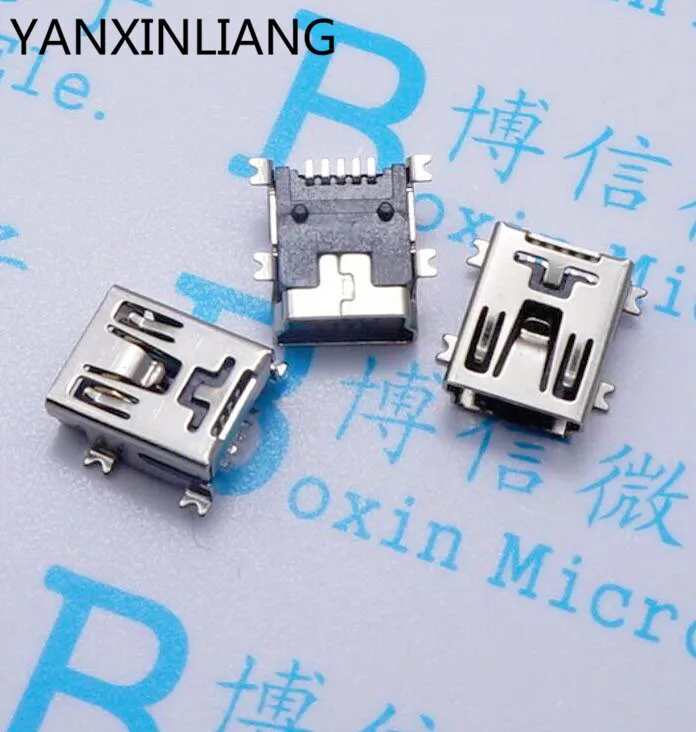 

10PCS Mini USB SMD 5 Pin Female Mini B Socket Connector Plug