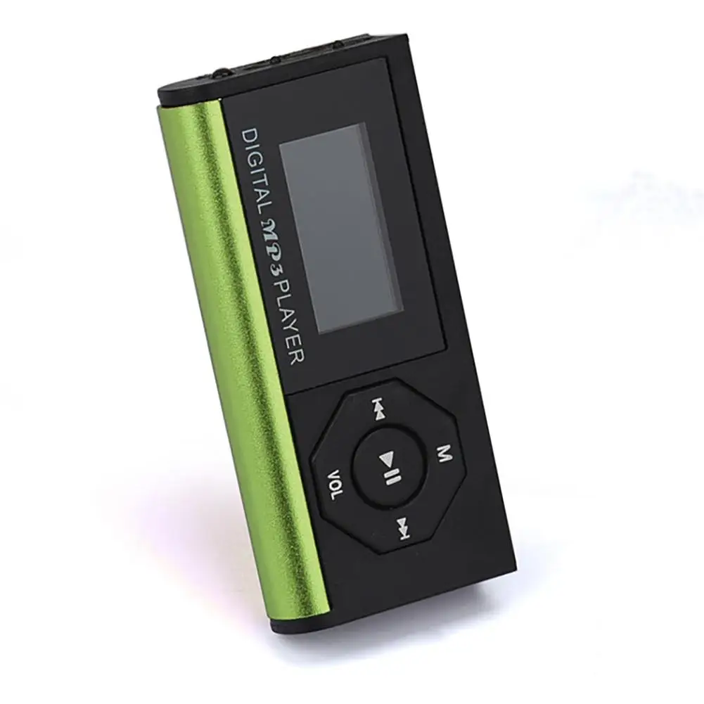1 2 дюймов ЖК дисплей Дисплей студенты спортивные MP3 плеер Поддержка TF карты х