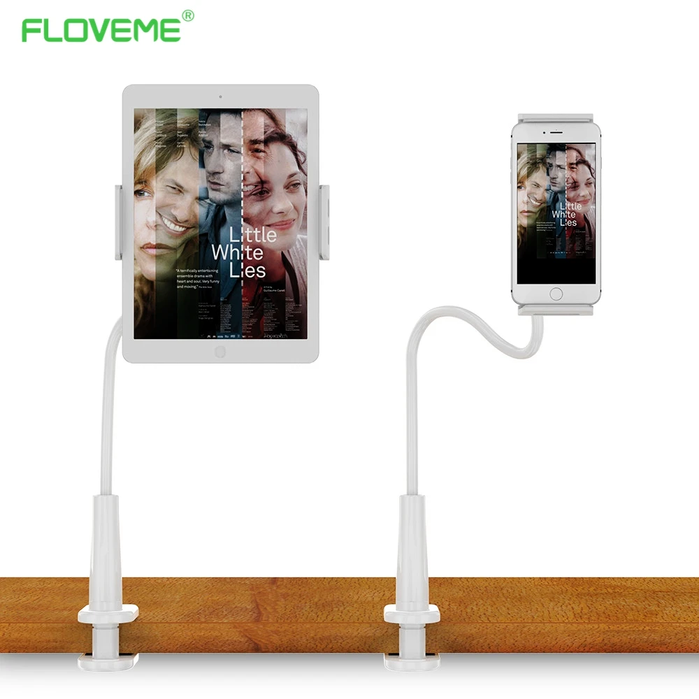 Держатель для планшета FLOVEME на длинной ножке подставка iPad настольная кровати