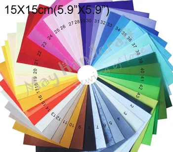 

86Pcs/Lot,1mm Thickness Felt Fabric,Polyester Felt,Non-woven,DIY Fabric,Fleece Fabric, DIY Handmade Felt Material,15X15 cm