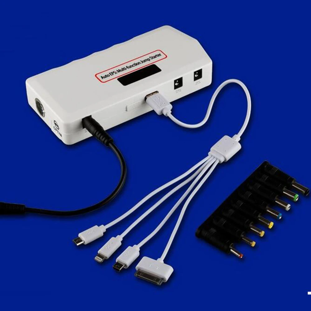 Car jump starter auto engine booster emergency mobile phone laptop