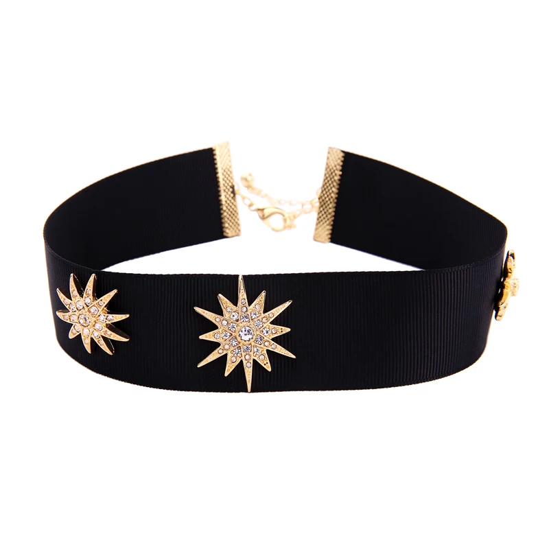 Collar Gargantilla De Terciopelo Negro Con Colgante - Ajustable (32+8 Cm), Ancho 2 Cm | Estilo Gótico/vintage Para Fiestas, Halloween, Navidad