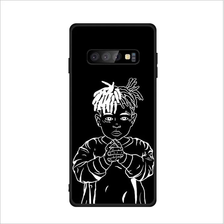 Черный силиконовый чехол Xxxtentacion и lil peep для Samsung Galaxy S7 Eedg S8 S9 Plus NOTE 8 9 S10 S20 Ultra