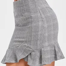 Kenancy клетчатая мини-юбка русалки