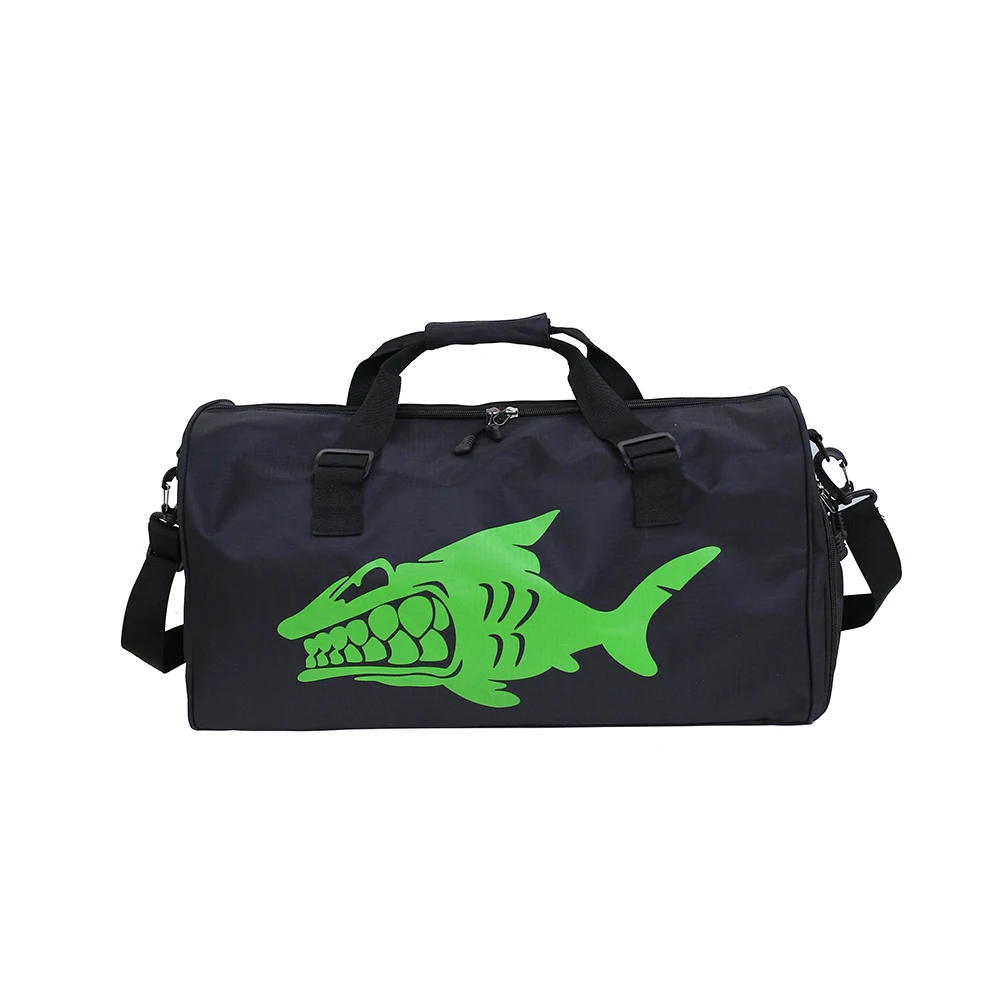 Женская дорожная сумка с принтом акулы, мужские сумки на плечо, мужские сумки через плечо, ночные сумки для багажа, многофункциональная