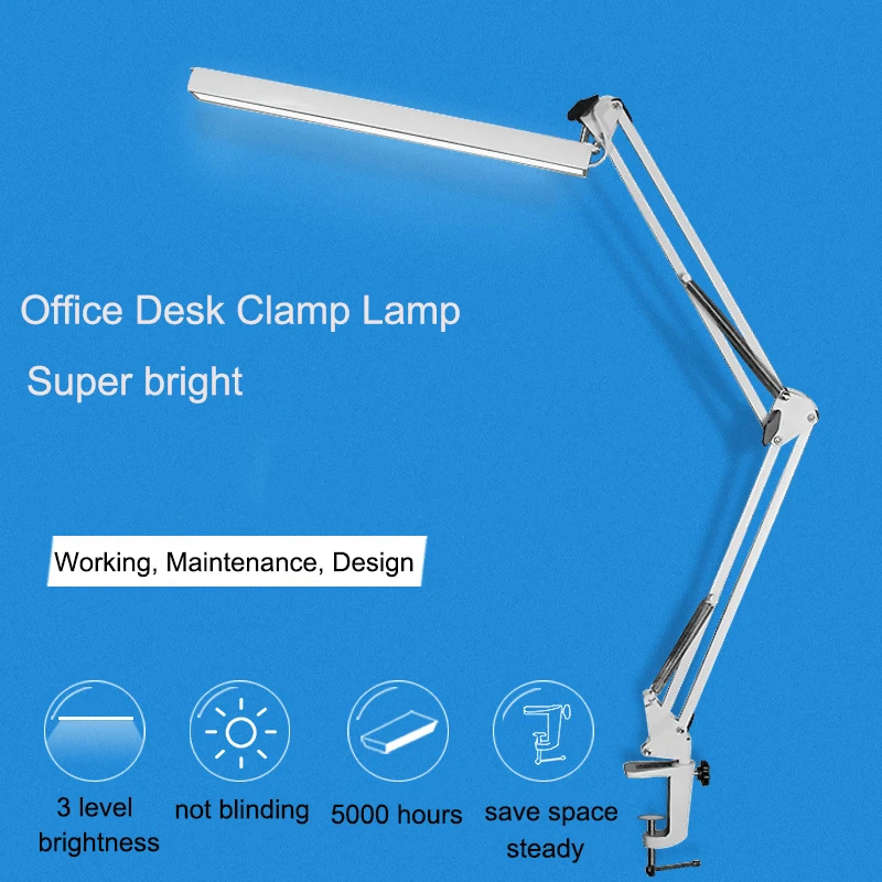 A16 Adjustable LED Office Desk Lamp with Clip 3 Level USB Power Dimmer Flexible Led Table Lamp Study Lamp Eye-caring Table Light A16 Adjustable LED Office Desk Lamp with Clip 3 Level USB Power Dimmer Flexible Led Table Lamp Study Lamp Eye-caring Table Light