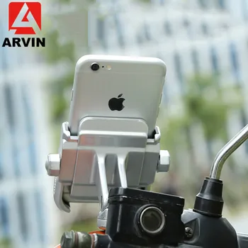 

Arvin Aluminum Cycling Bicycle Phone Holder Adjustable Universal Motorcycle Bicycle Phone Mount For GPS Mountain Bike Handlebar