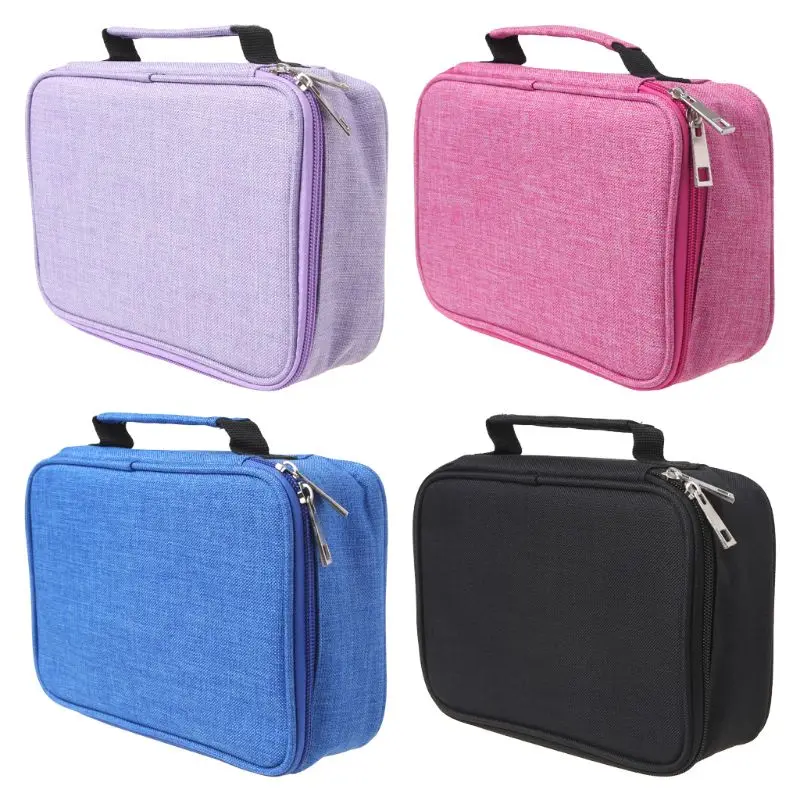 

1Pc 4 Layers 72 Holes Pencil Case Box Multifunction Storage Bag Handy Large Capacity Pen Pouch Stationery New Hot