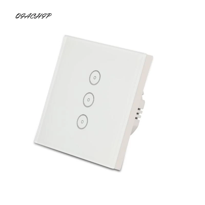 

QIACHIP Wall Smart WiFi Button Switch Light Wireless Touch APP Control WiFi Home Switch Work With Amazon Alexa iOS Android
