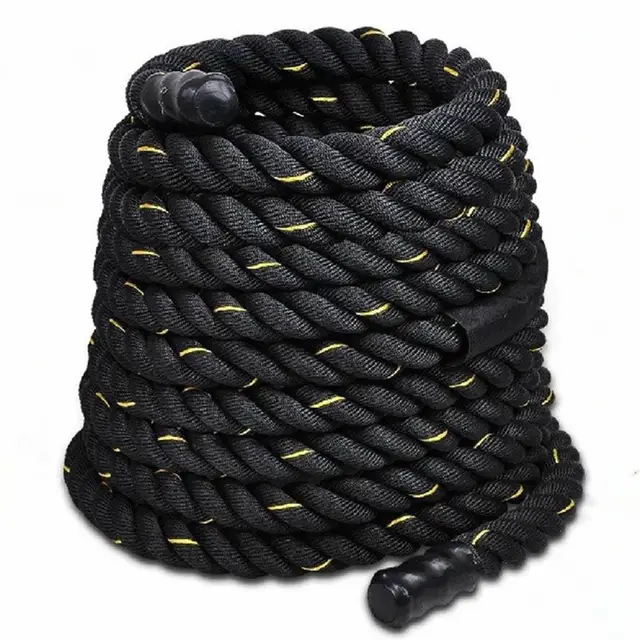 Best price at $313 Cheap 30' Battle Ropes Crossfit Interval Training Undulation Gym Power Fitness Rope For Body Building
