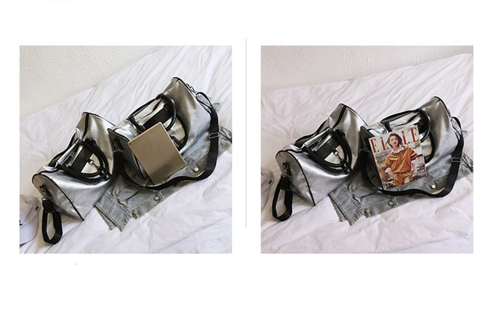 HOT SALE Women Men Unisex Travel Bag 2018 Stripe Sports Handbag Beach Crossbody Bag Fashion Couples Luggage Package Waterproof04