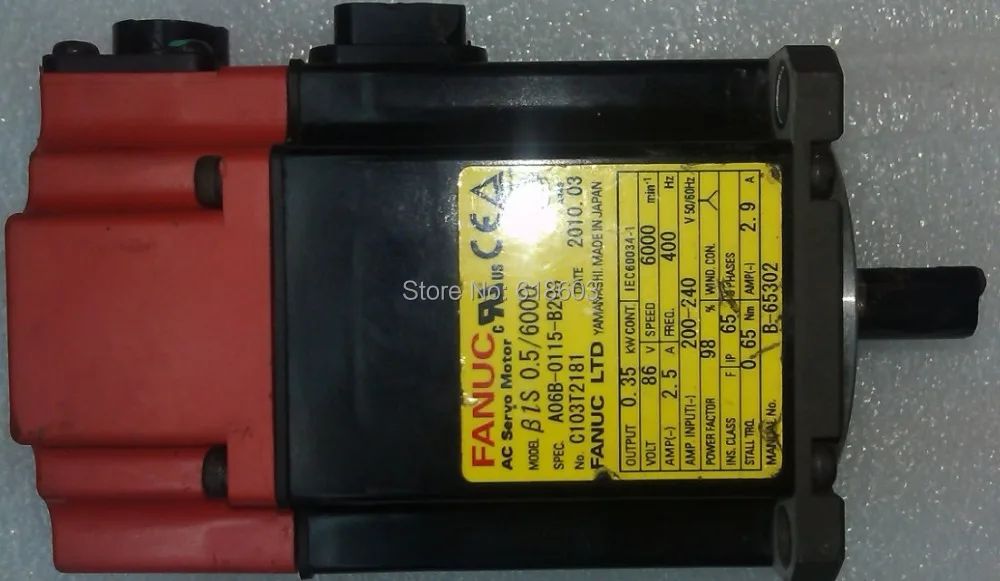 FANUC AC SERVO MOTOR A06B-0115-B203 FANUC AC SERVO MOTOR A06B-0115-B203