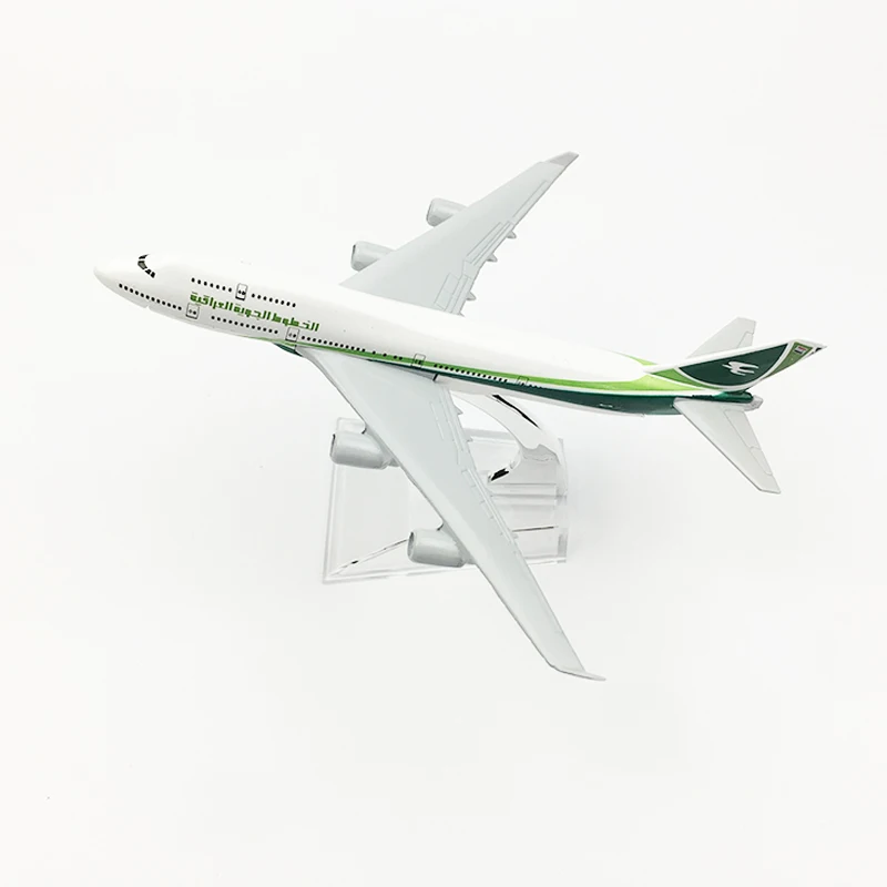 Iraqi Airlines Aeroplane model Boeing 747 airplane 16CM Metal