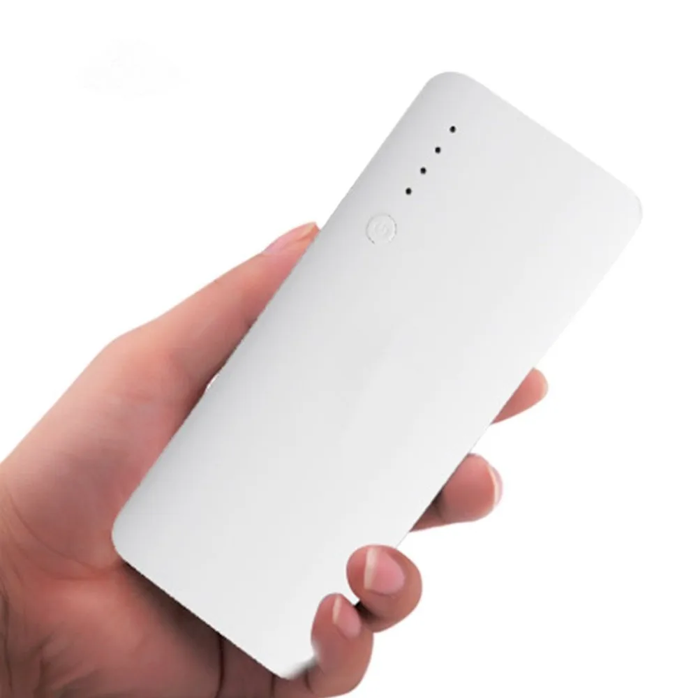 

10000mAh Power Bank Three USB Large Capacity Powerbank Quick Charger External Battery for Phones Tablet with LED Light