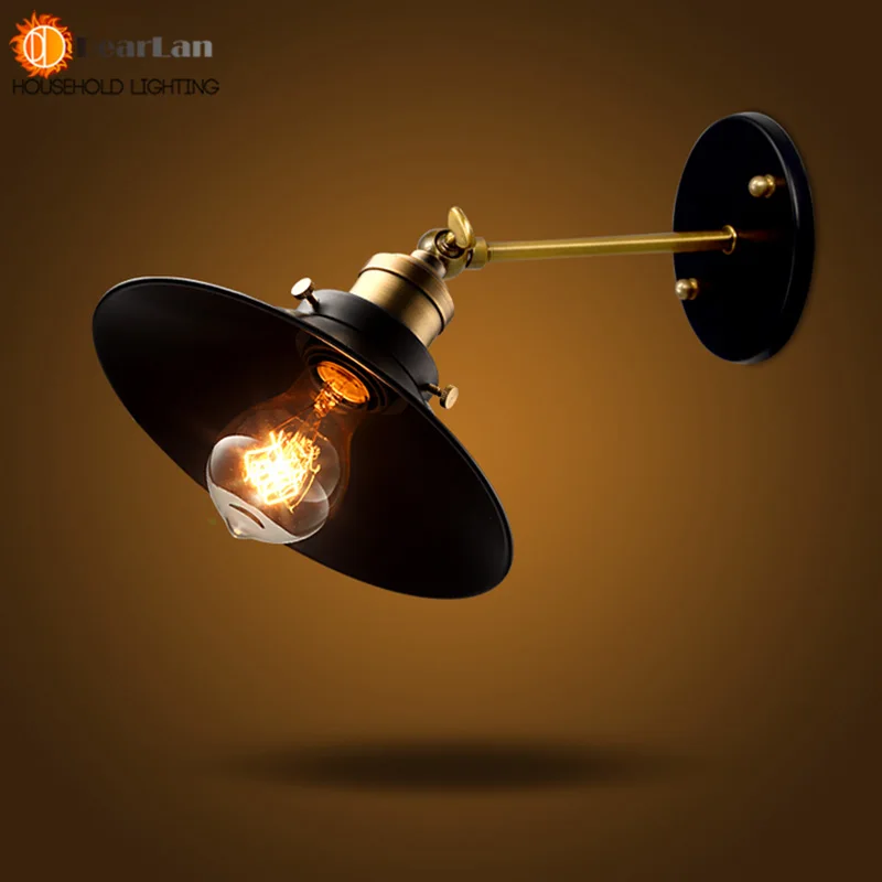 American Vintage Wall Lamp Indoor Lighting Bedside Lamps Retro Wall Lights For Reading Room ...