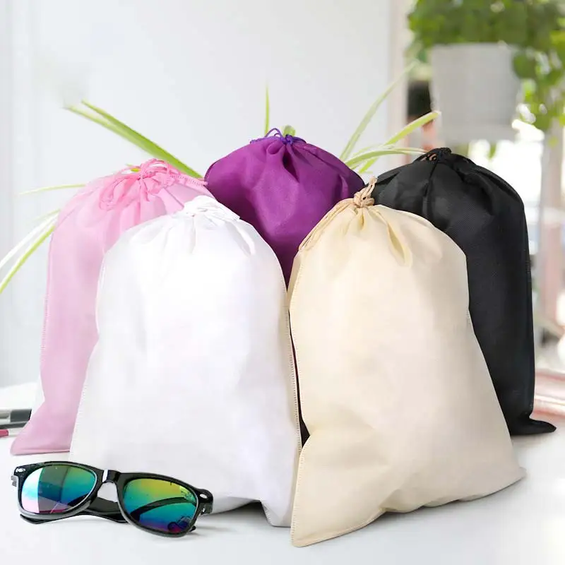 

High Quality Friendly Storage Bags Environmentally Popular Dustproof 1PC Drawstring Bag Shoes Packaging Bag Non-woven Clothing