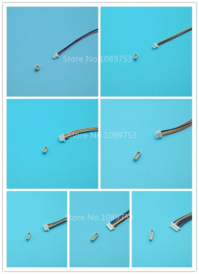 10 комплектов Mini Micro SH 1 0 2Pin 3/4/5/6/12P JST Штекерный и гнездовой разъем печатной платы с