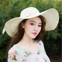 Летняя соломенная шляпа, пляжная шляпа от солнца, Женская цветная соломенная шляпа с большими полями и бантом, широкополая шляпа от солнца, шляпы с широкими полями, Пляжная шапка, chapeu feminino L2