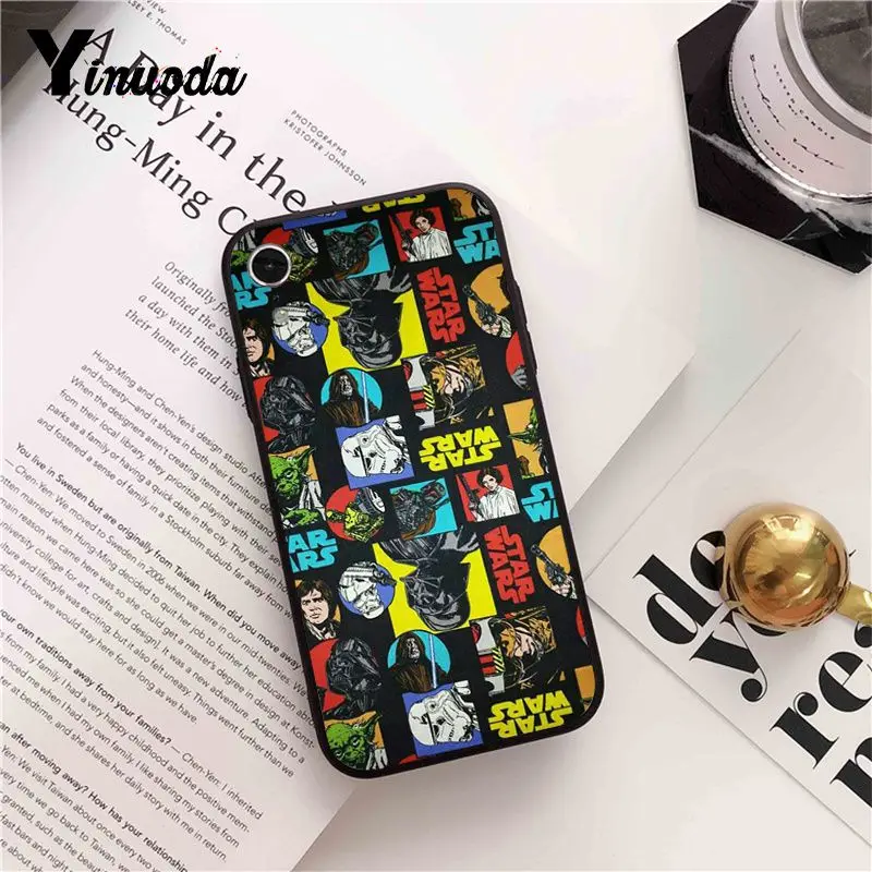 Yinuoda Star wars детский Coque Shell чехол для iPhone X XS MAX 6 6 S 7 7 plus 8 8 Plus 5 5S XR Coque Shell Fundas Capa - Цвет: A15