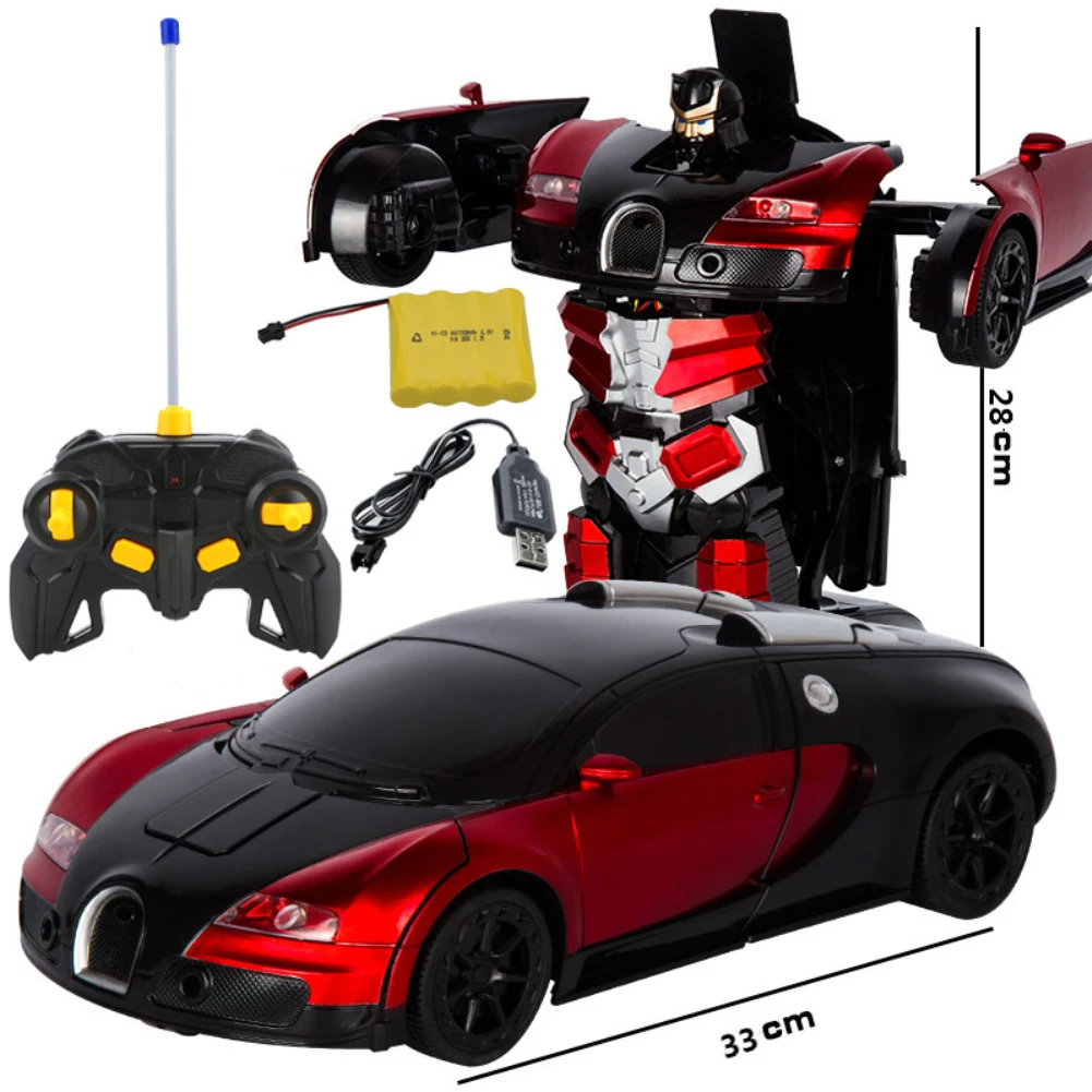 RC Transformation 2-in-1 Car: Sports Cars Robot with Gesture Sensing Remote Control - RC Combat Toy Gift image 4